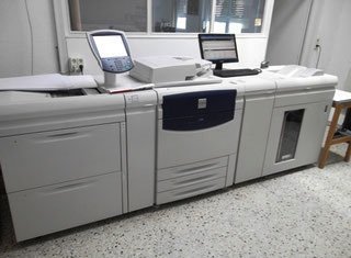 Digital press installed on a print floor