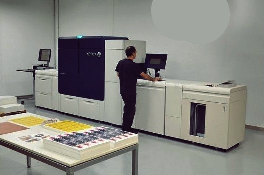 Operator at a production press