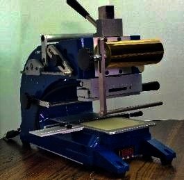 Manual hot foil stamping machine with foil roll