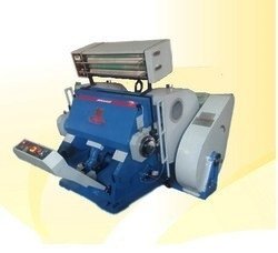 Blue platen foiling and die cutting machine