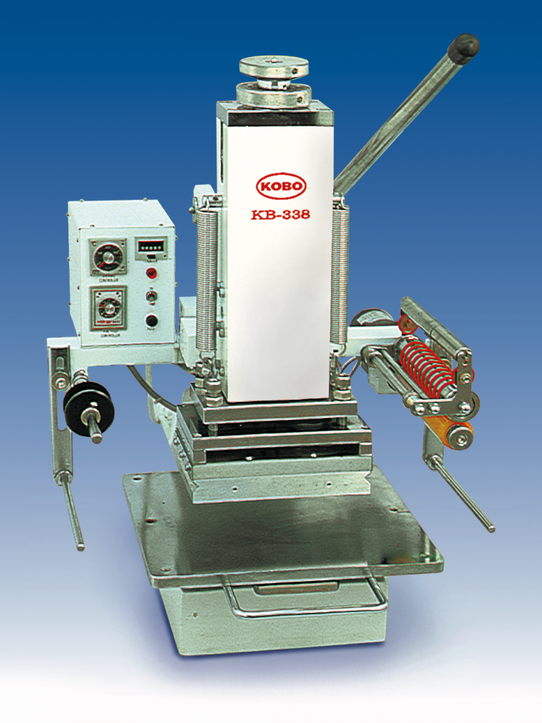Pneumatic hot foil stamping press