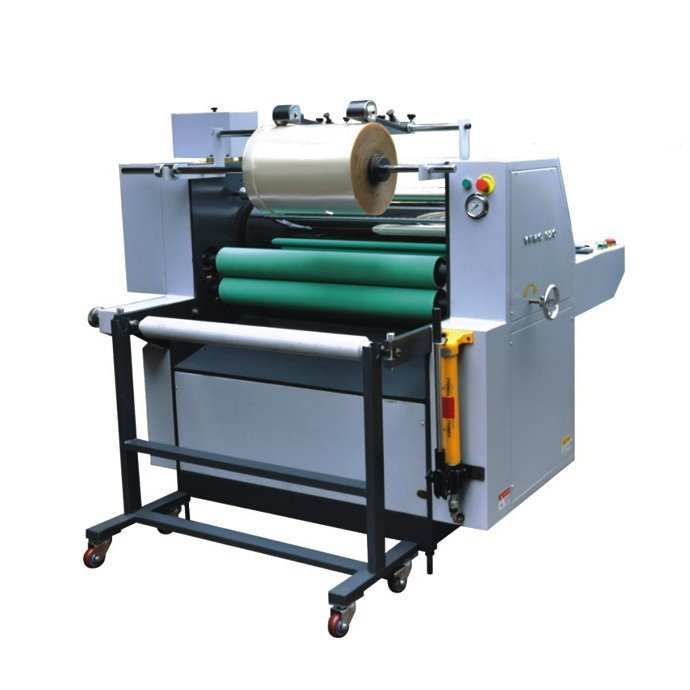Film lamination machine with feed table