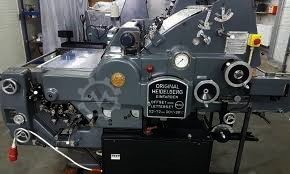 Original Heidelberg offset press