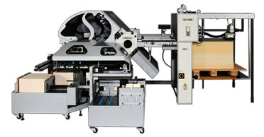 Folding machine with knife-fold unit and stacker
