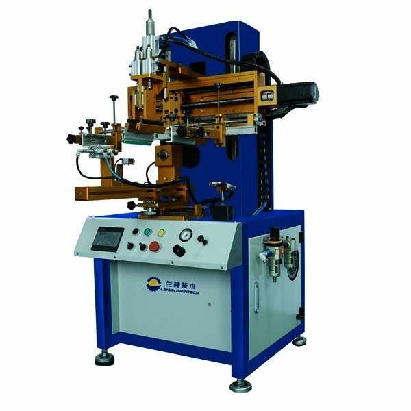 Screen printing machine for round products