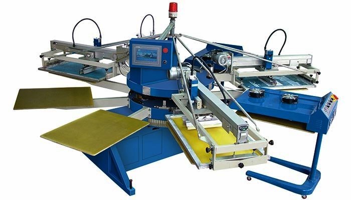 Automatic carousel screen printing machine